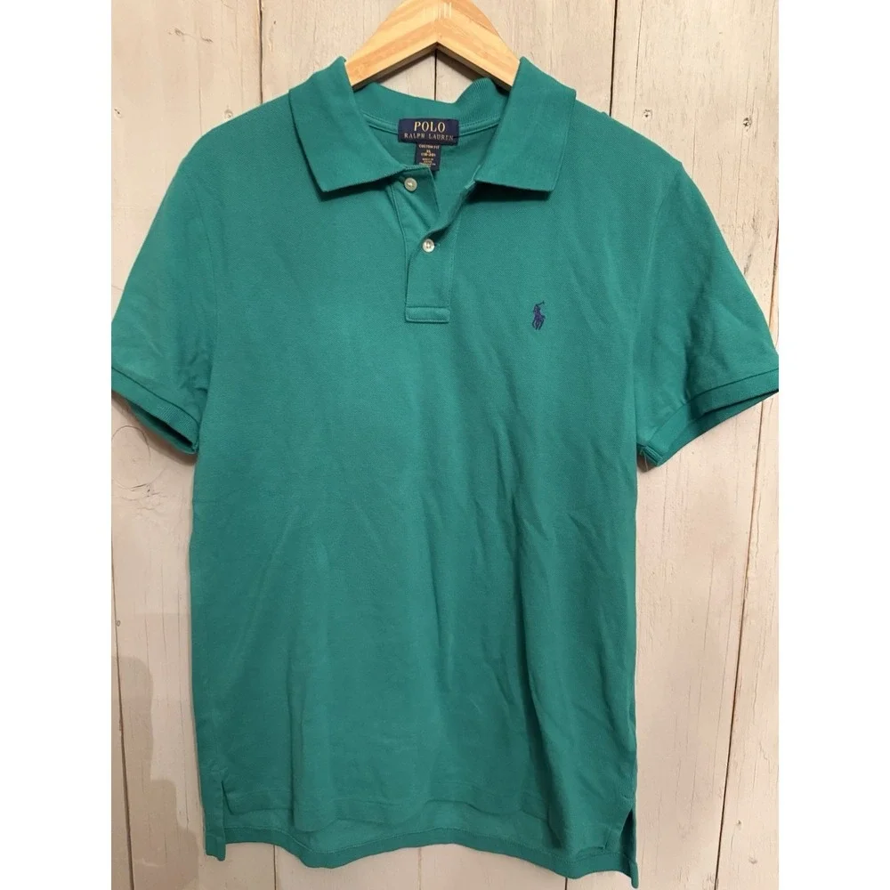 Polo Ralph‎ Lauren Bright Green Polo Shirt Boys Youth Size XLarge New